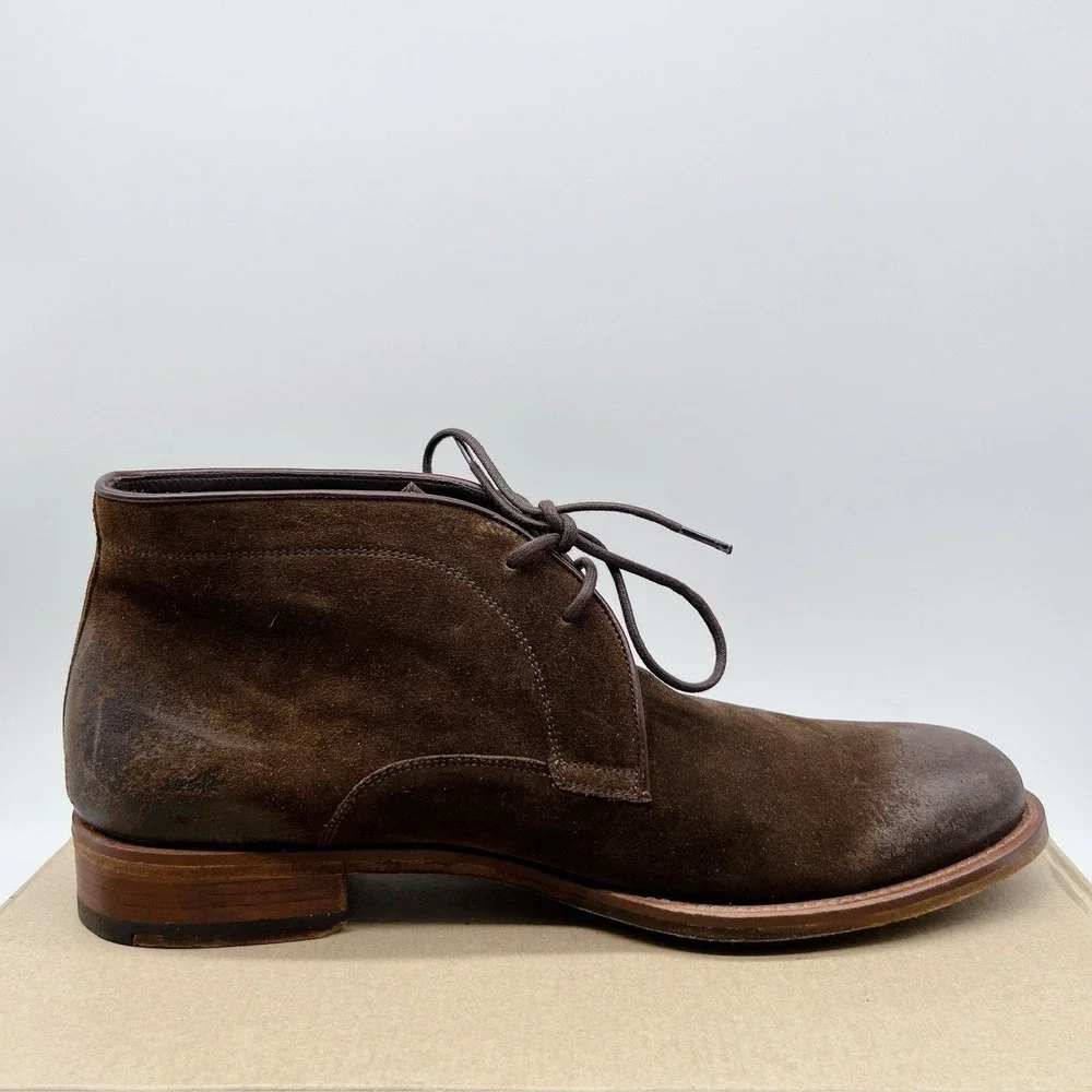 Magnanni Men's Mundo Chukka Boots Brown Suede US 9.5